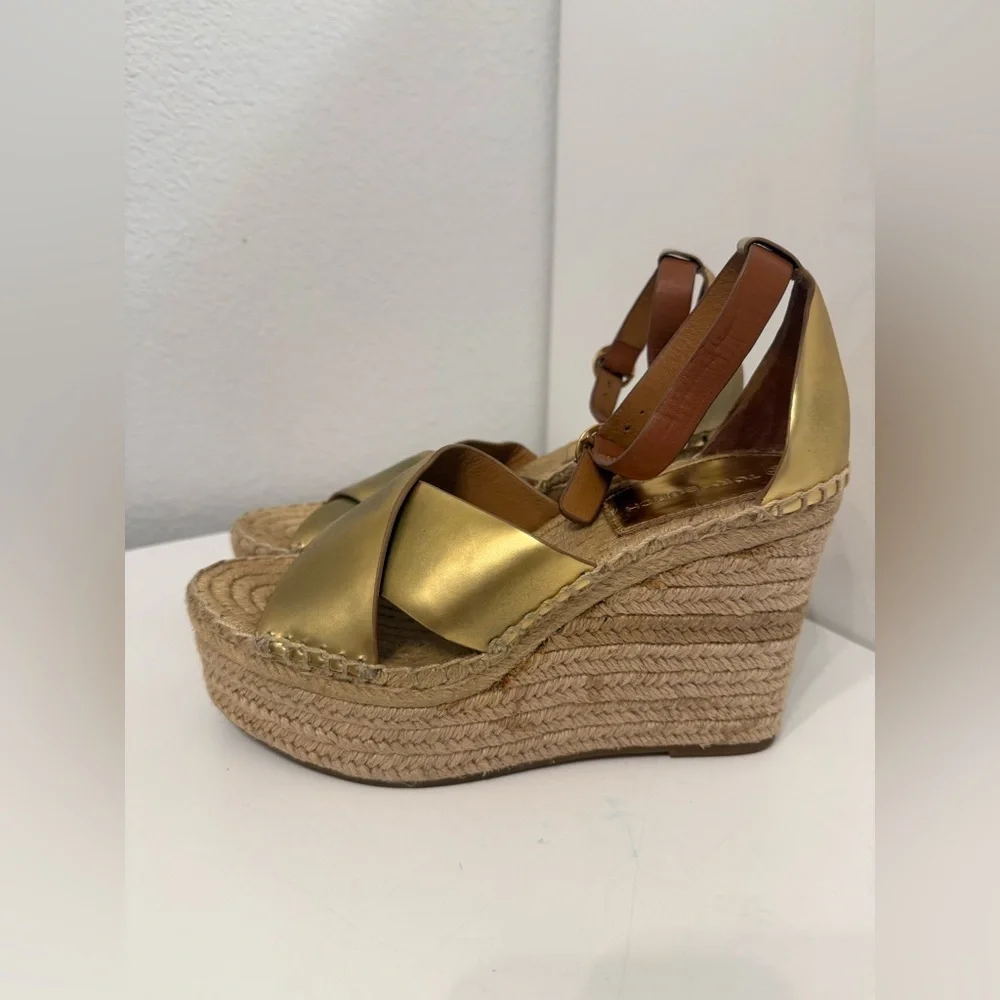 Tory Burch Selby Wedge Platform Espadrille Sandals size 6.5